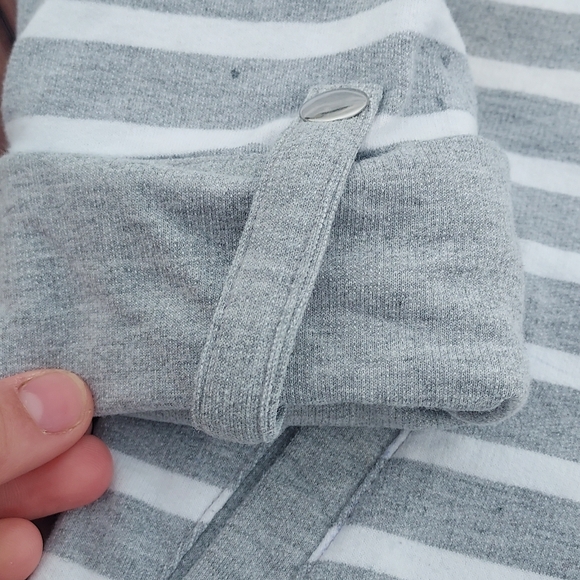 Women's Cottonwood Cayon Striped Zip-up Top - Picture 3 of 4